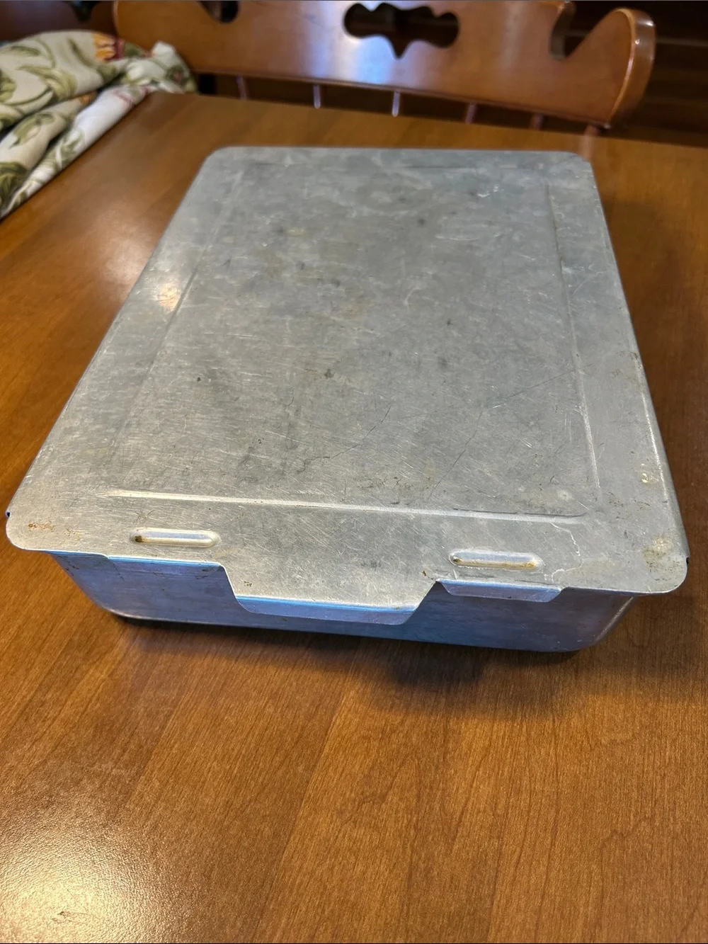 Vintage Mirro 13” x 9” Aluminum cake pan with lid